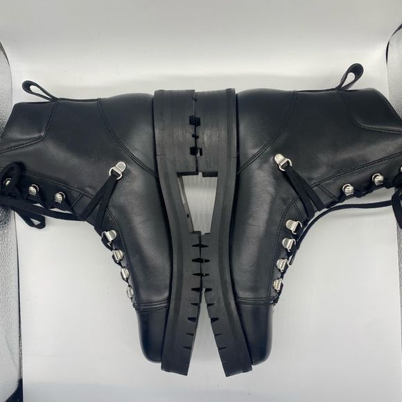 ALL SAINTS  Franka Leather Boots Sz 39 - Picture 4 of 8